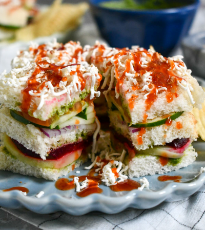 Mumbai Veg Cheese Sandwich