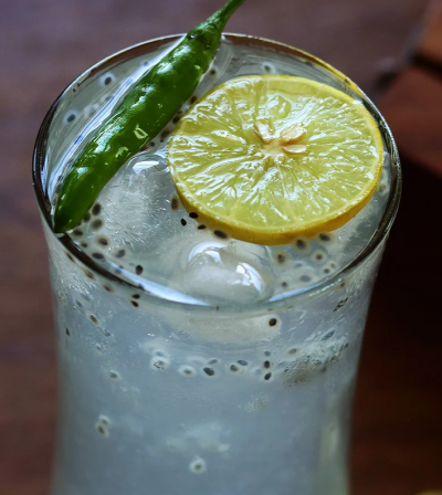 Kuluku Sharabat (Lemon & Basil seed)